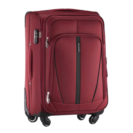 Walizka Średnia Miękka z Codury Czerwona