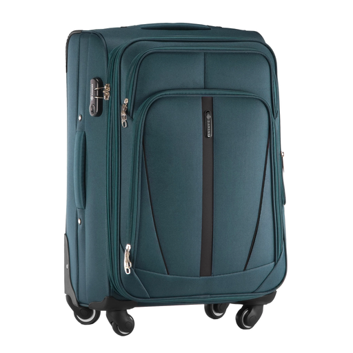 Walizka Średnia Miękka z Codury Zielona