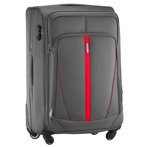 Walizka Duża Miękka z Codury Szara