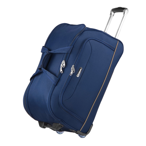 Torba Podróżna Średnia Na Kółkach Granatowa